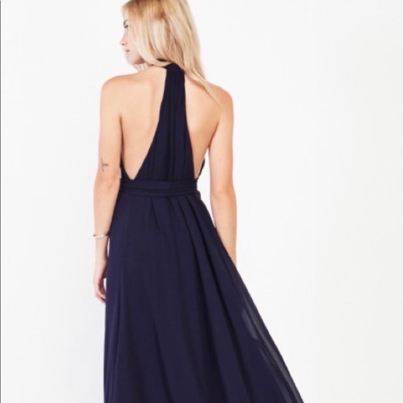 Reformation Navy Blue Isabel dress XS/S - Picture 3 of 4